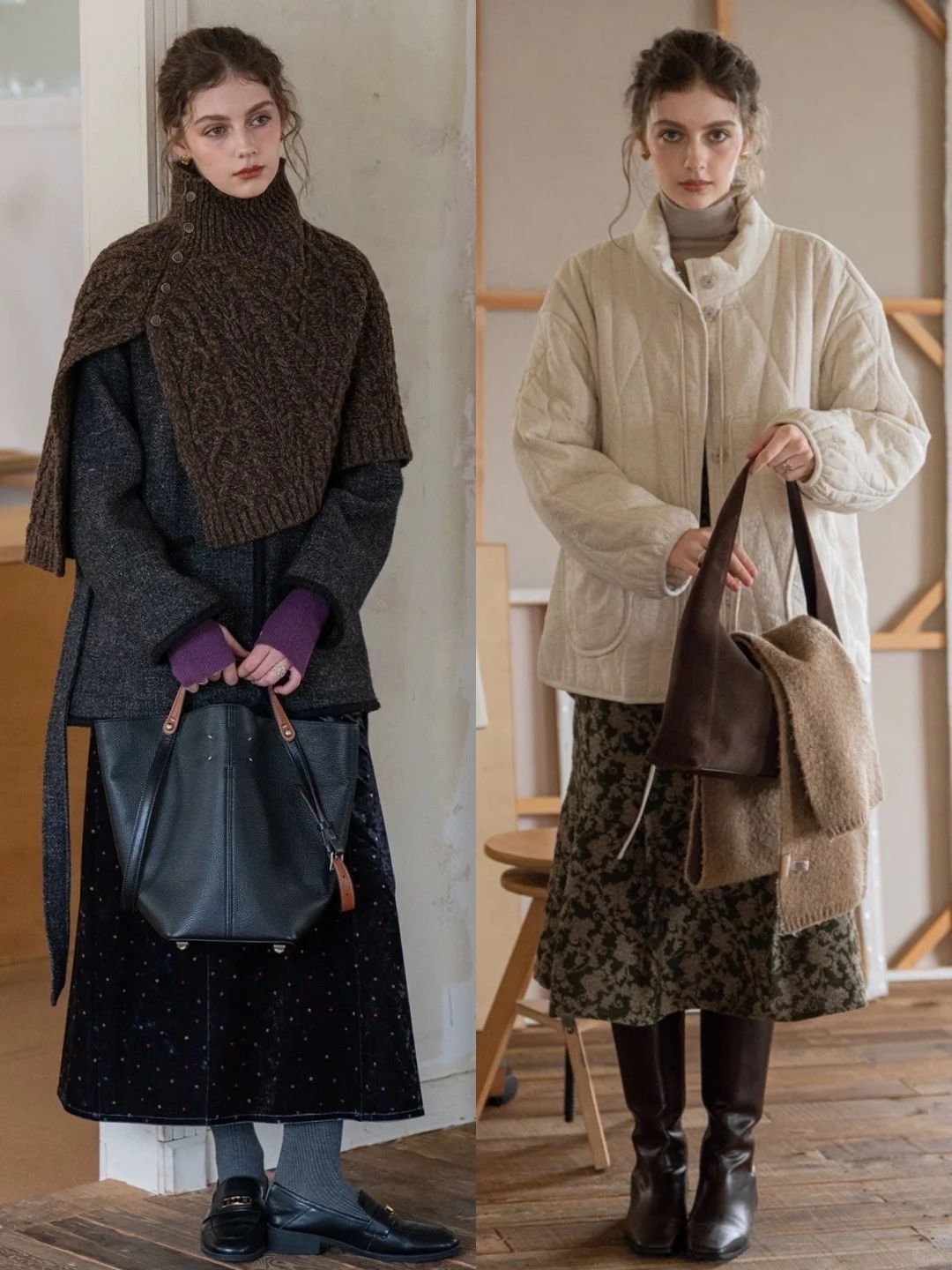 秋冬穿什么 | 法式复古通勤电影感穿搭