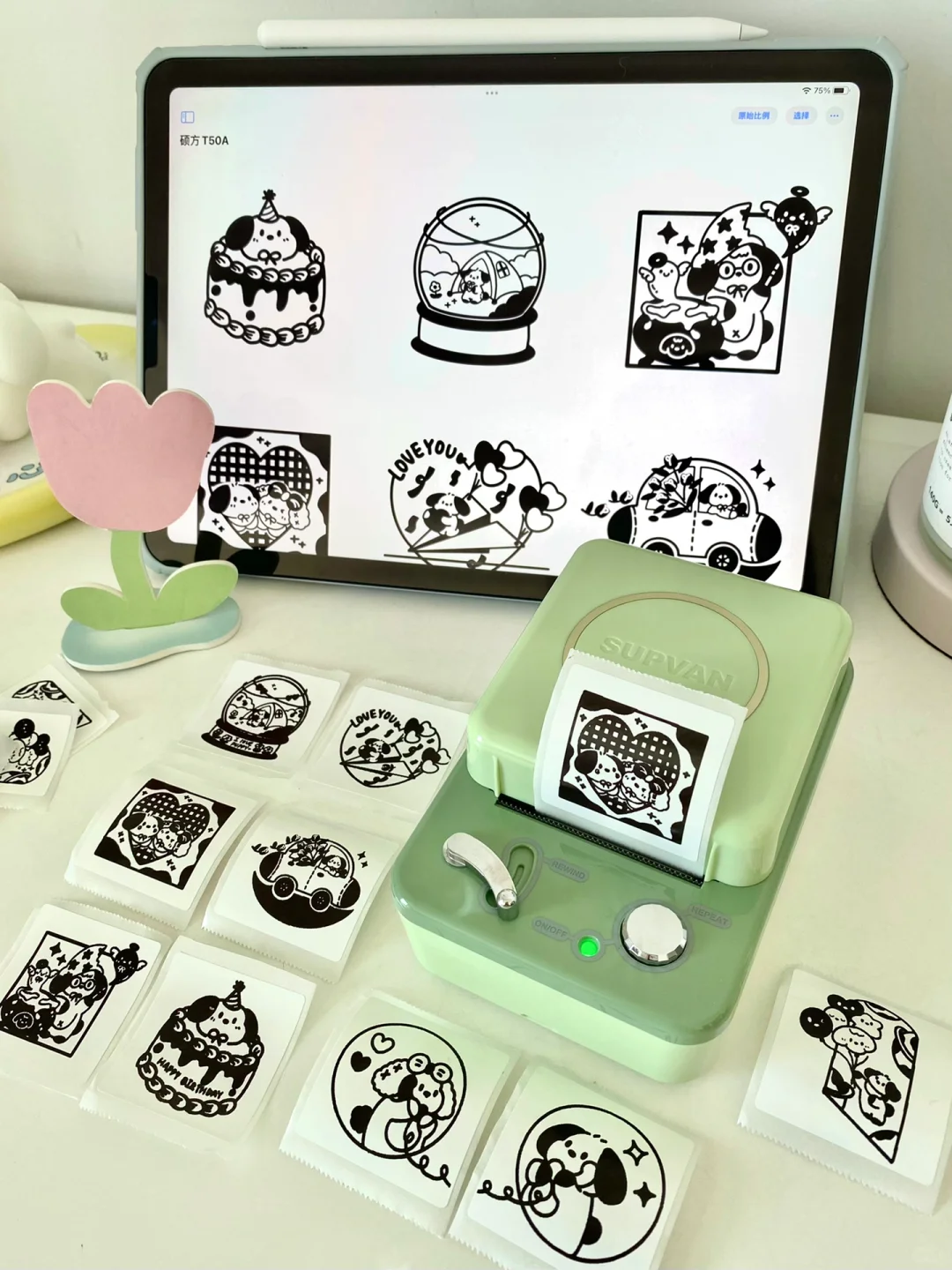 ?️贴纸自由｜一起DIY独一无二的小狗贴纸!!