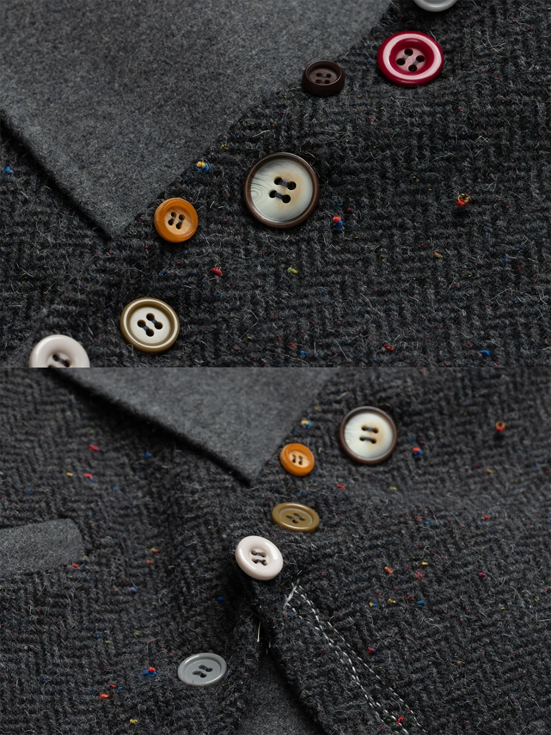 APRIORITY*25AW褶皱拼接西装