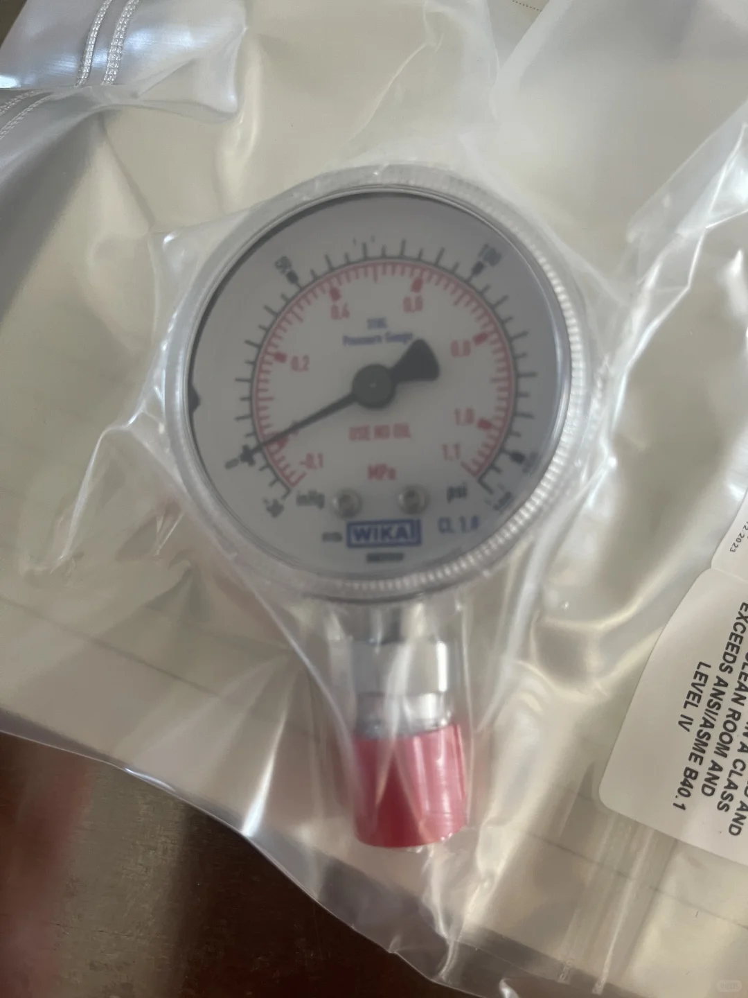 压力表 WIKA 背接 压力值-30-160 直立 项目