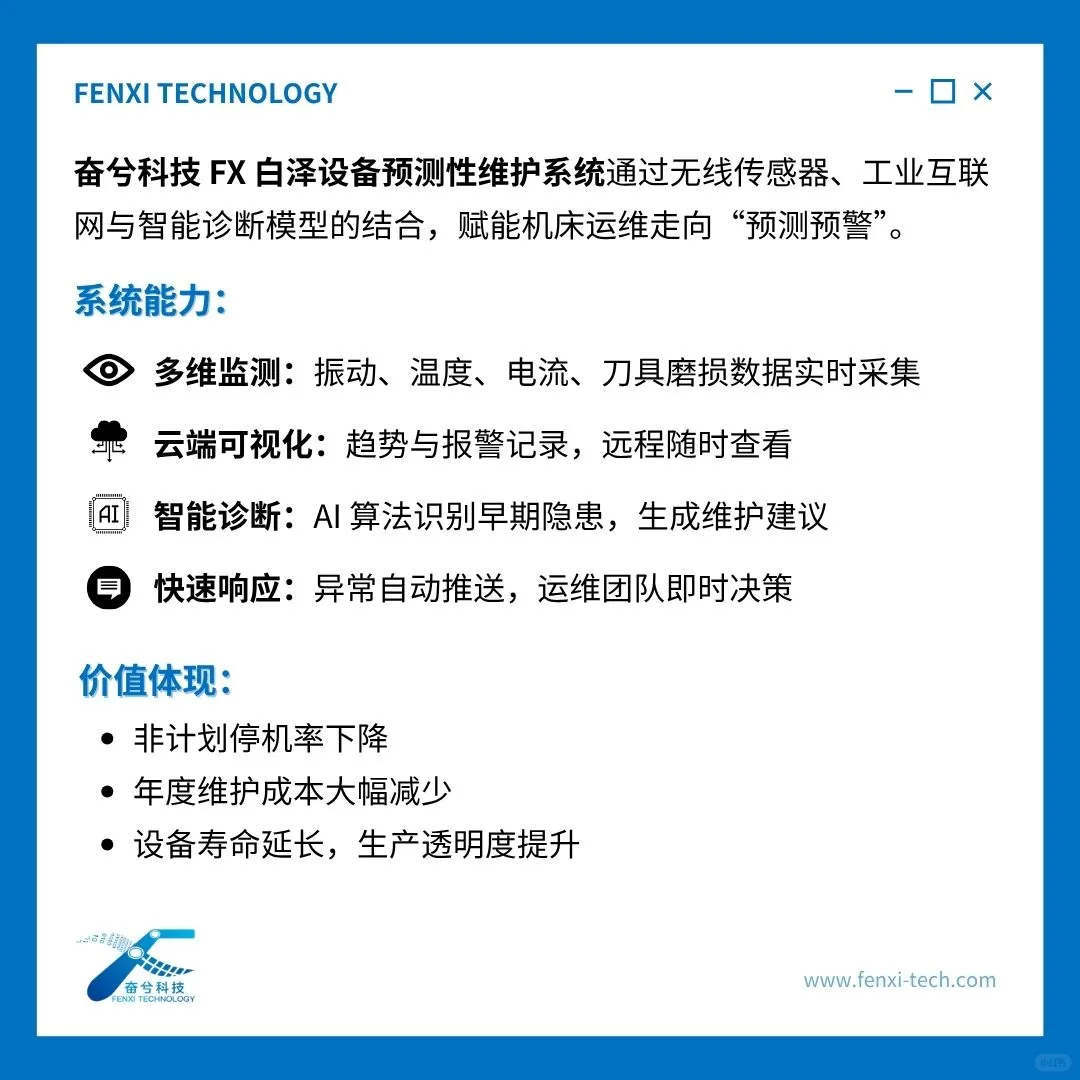 数控机床智能运维一站式升级