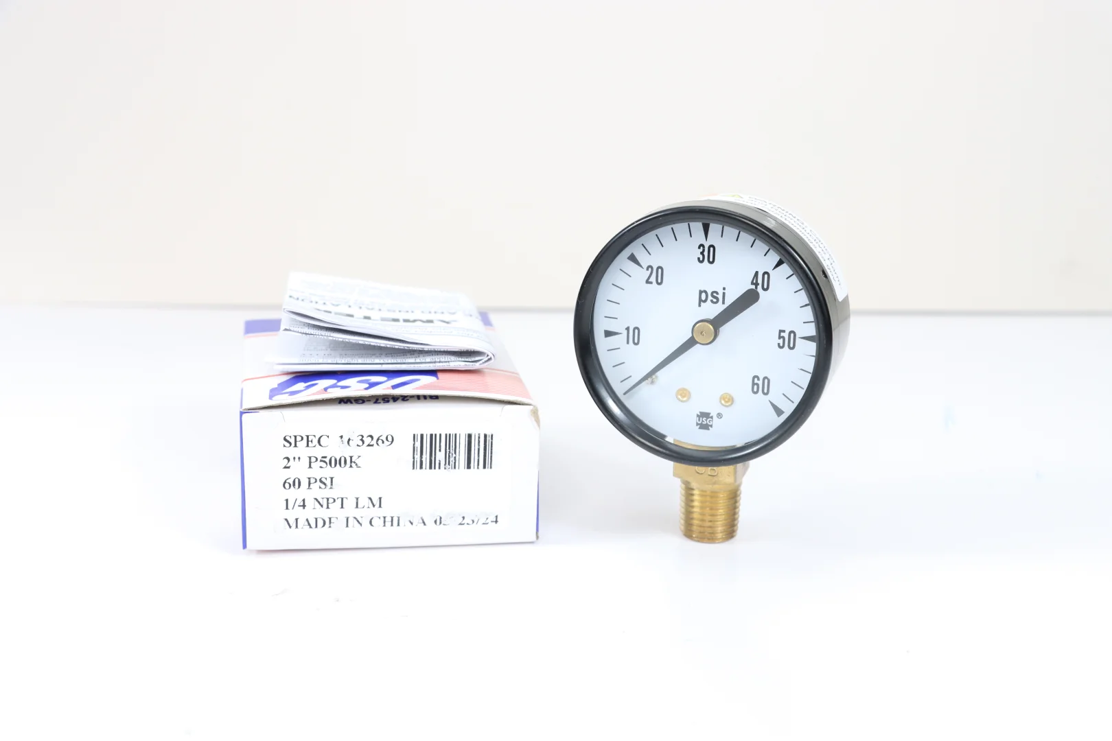 美国USG压力表，从业十年第一次见的实物