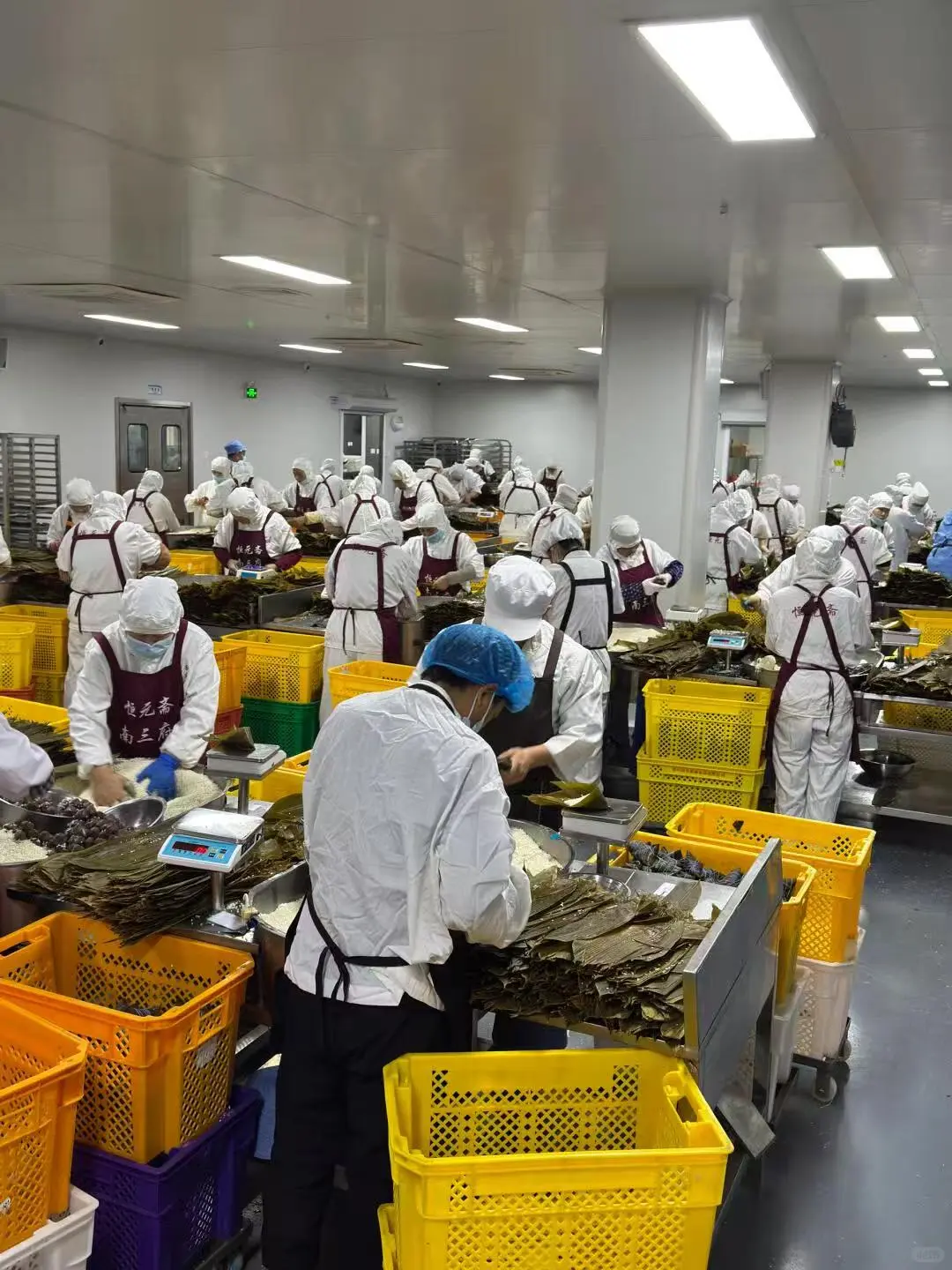 ??【粽子流水线实拍！粽子界的富士康