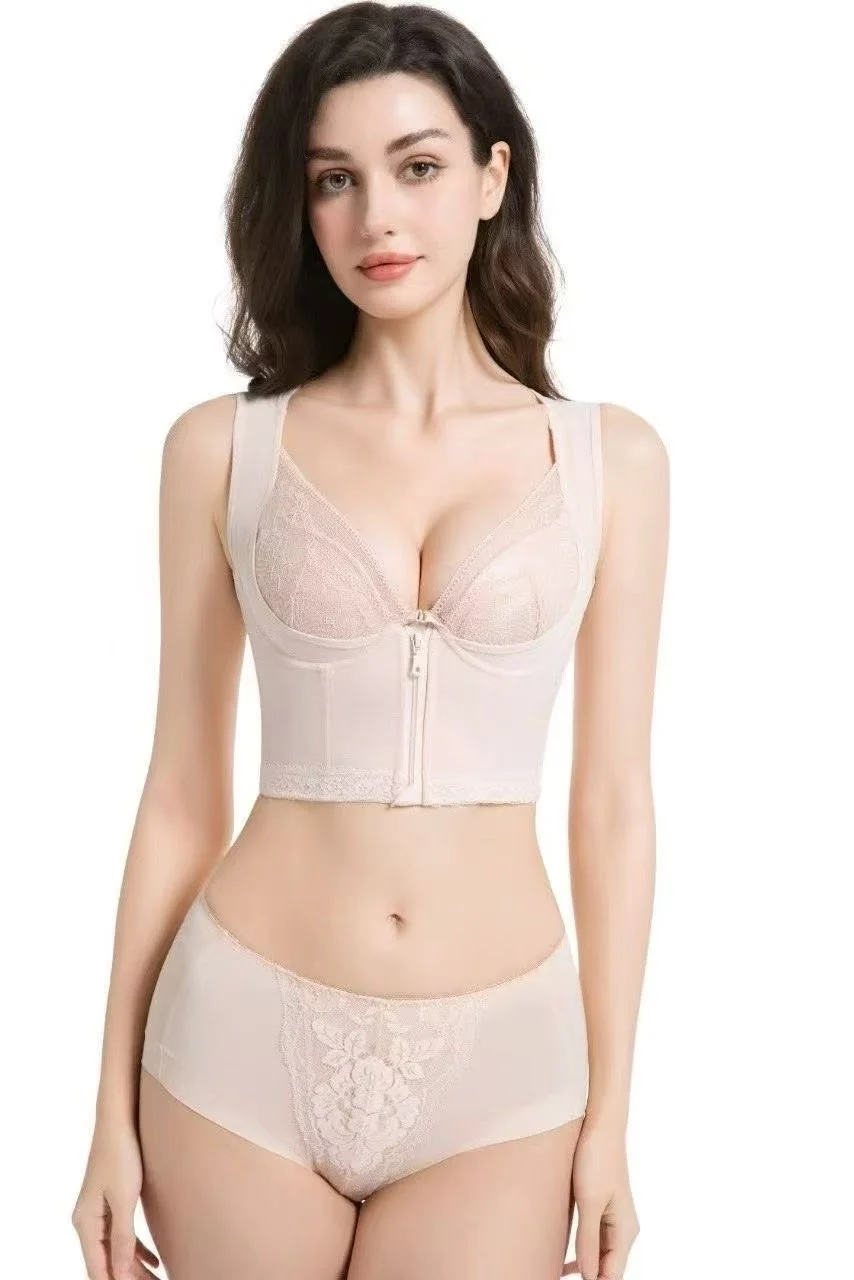 8) 懒人福音！一秒穿脱的「背背夹拉链文胸」