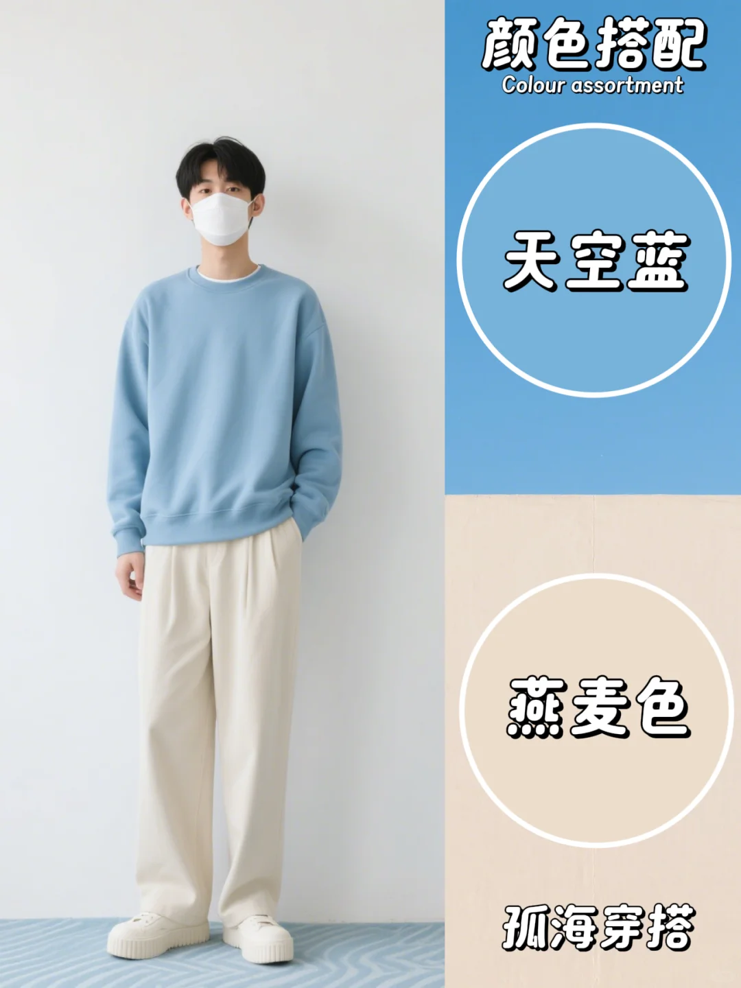 颜色搭配｜五种高级感穿搭配色