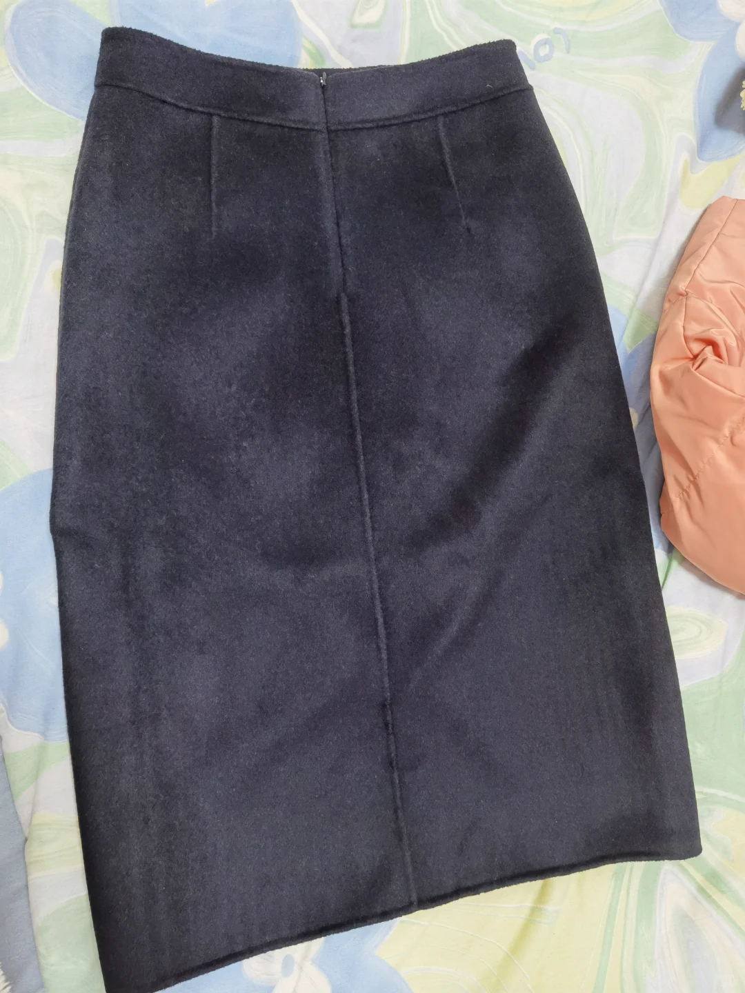 记录双面羊绒半裙