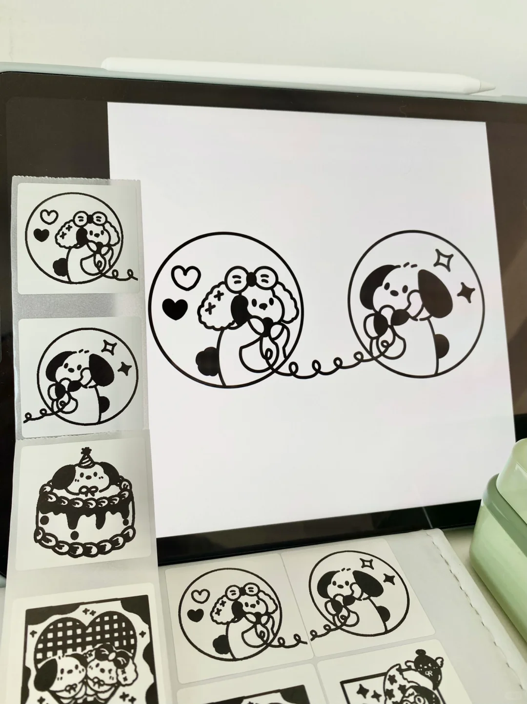 ?️贴纸自由｜一起DIY独一无二的小狗贴纸!!