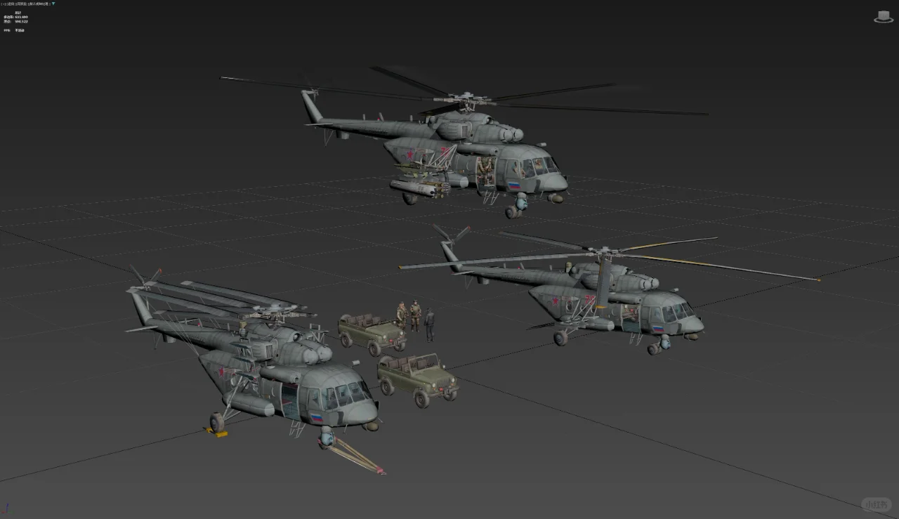 俄罗斯米 -8 AMTSh突击运输直升机