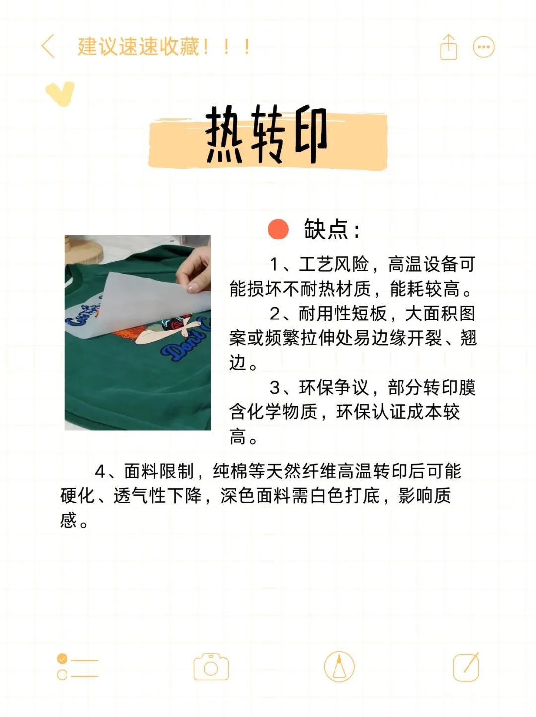 今天分享 热转印!!!