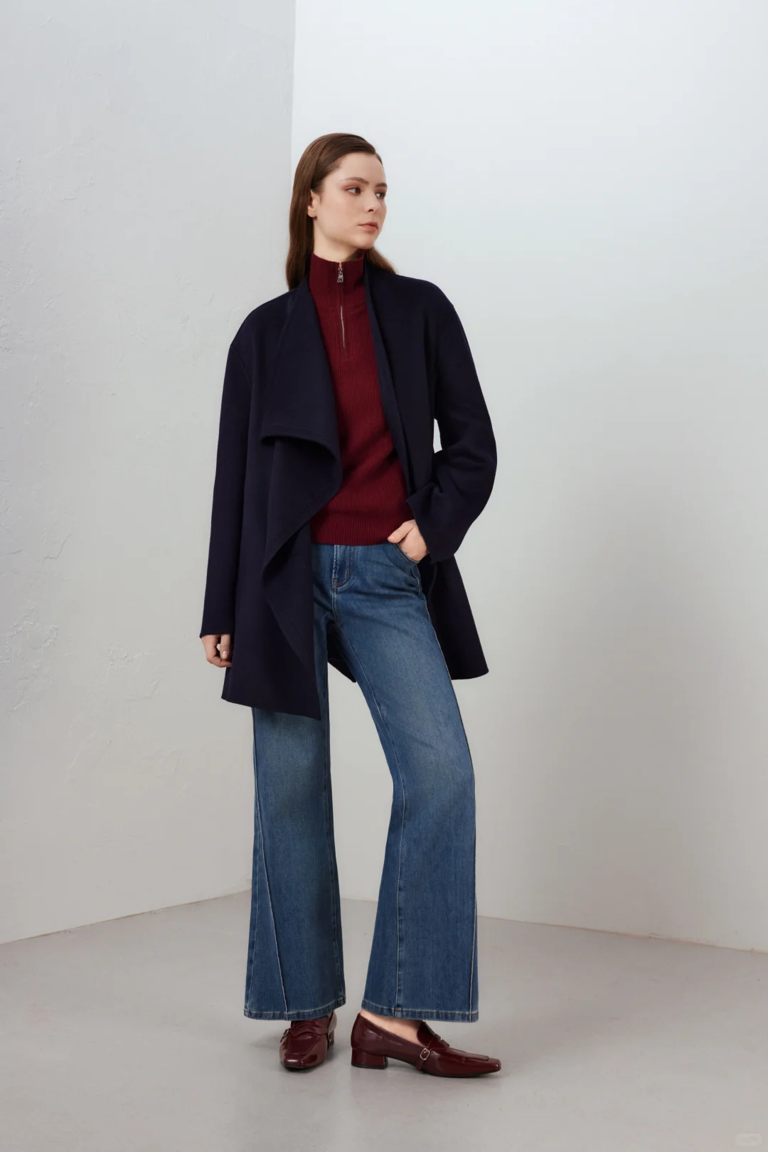 羊绒大衣 软黄金