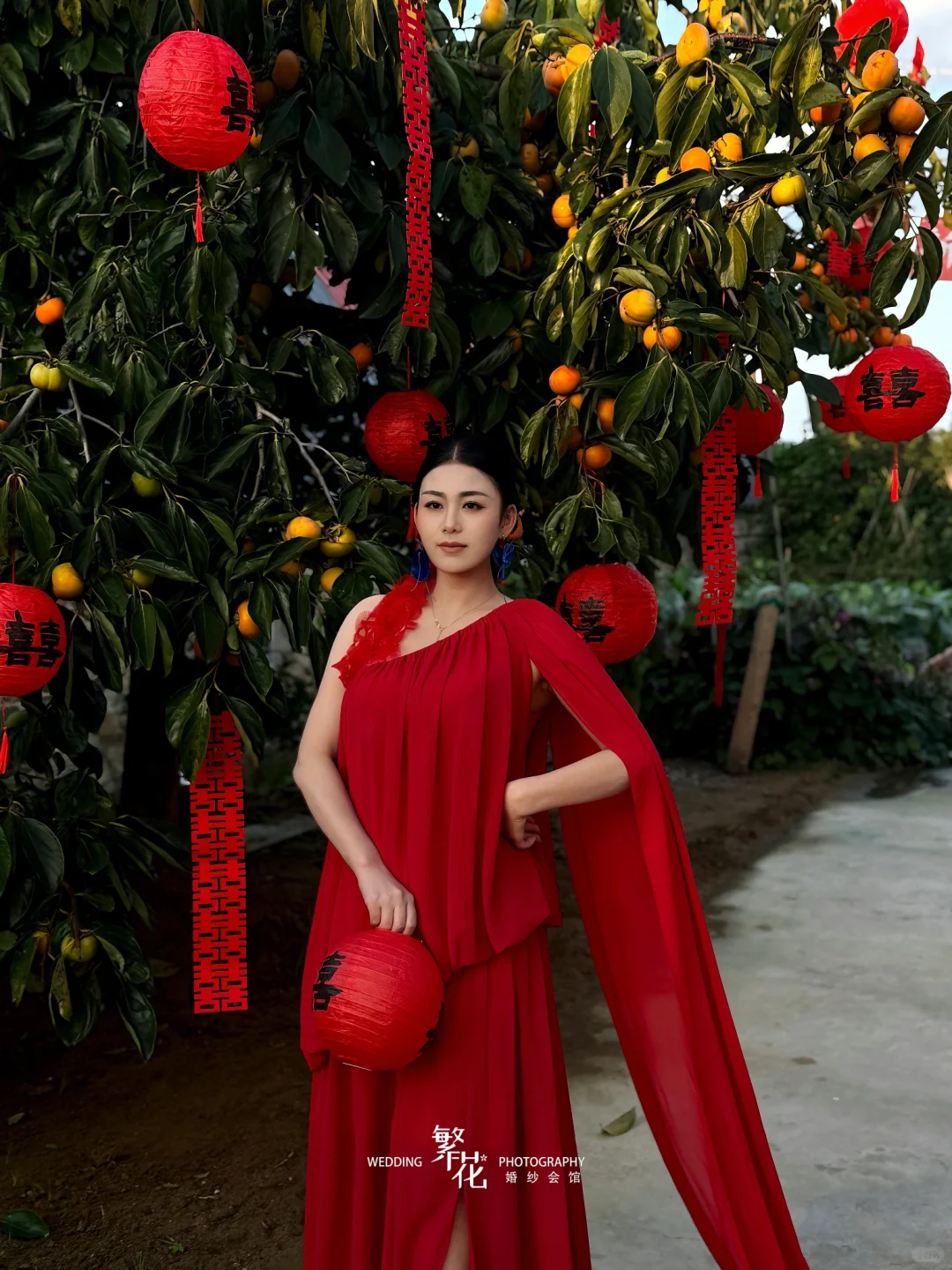 红出圈✨新中式晨袍东方的高级感|威海婚纱