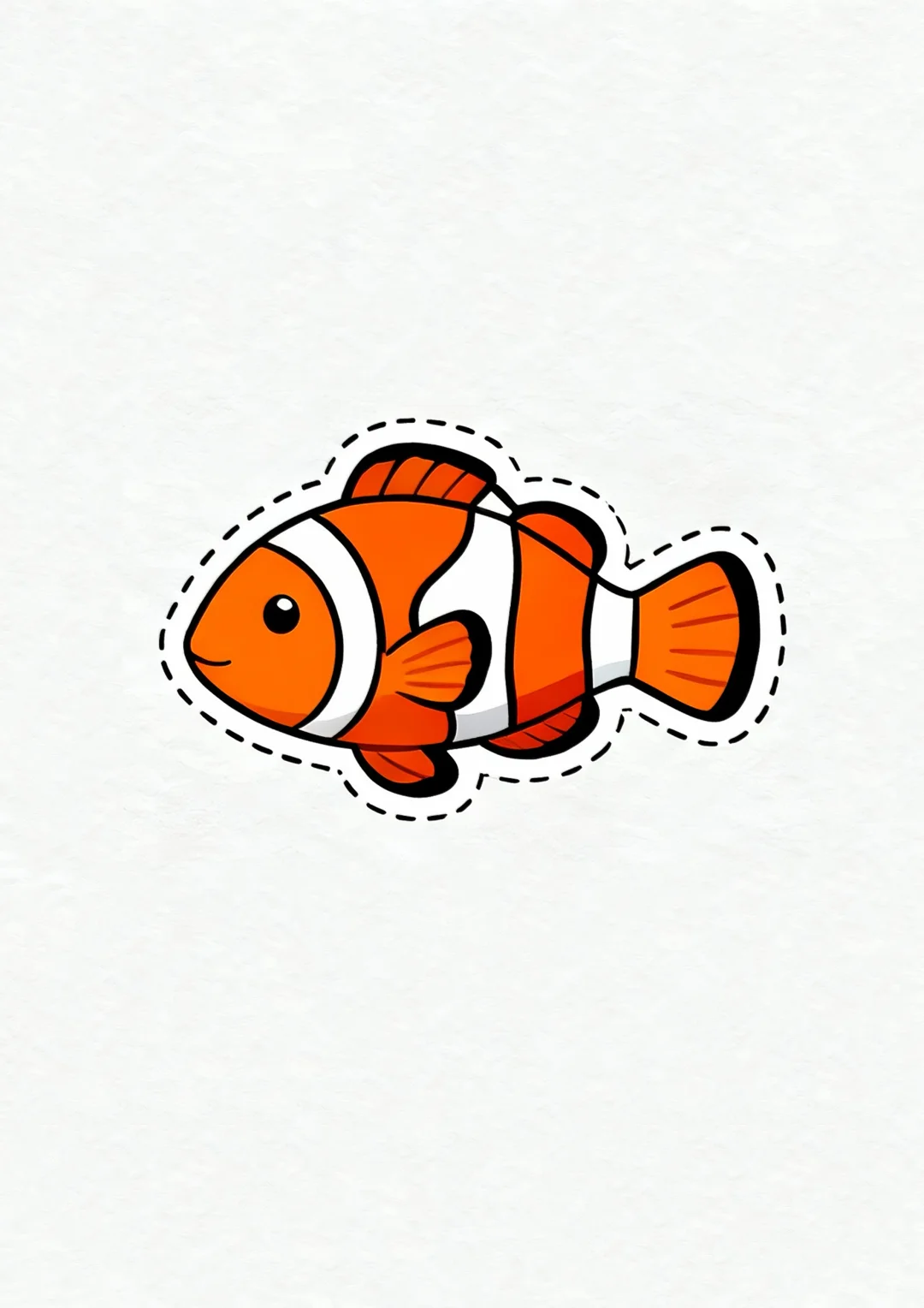 海洋动物贴纸素材?打印幼儿园剪纸手工