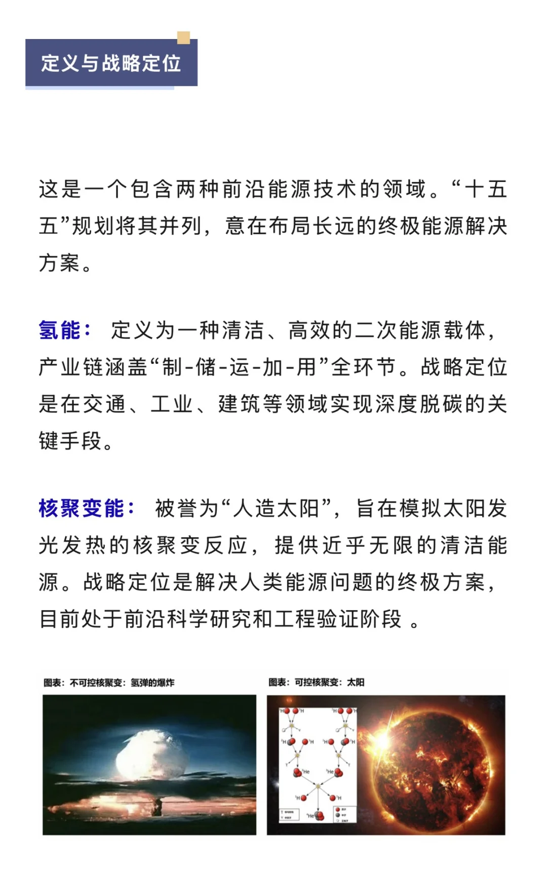 “十五五”六大未来产业-氢能与核聚变