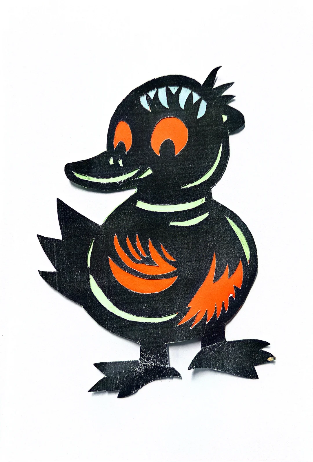 套色剪纸动物系列 学生作品系列