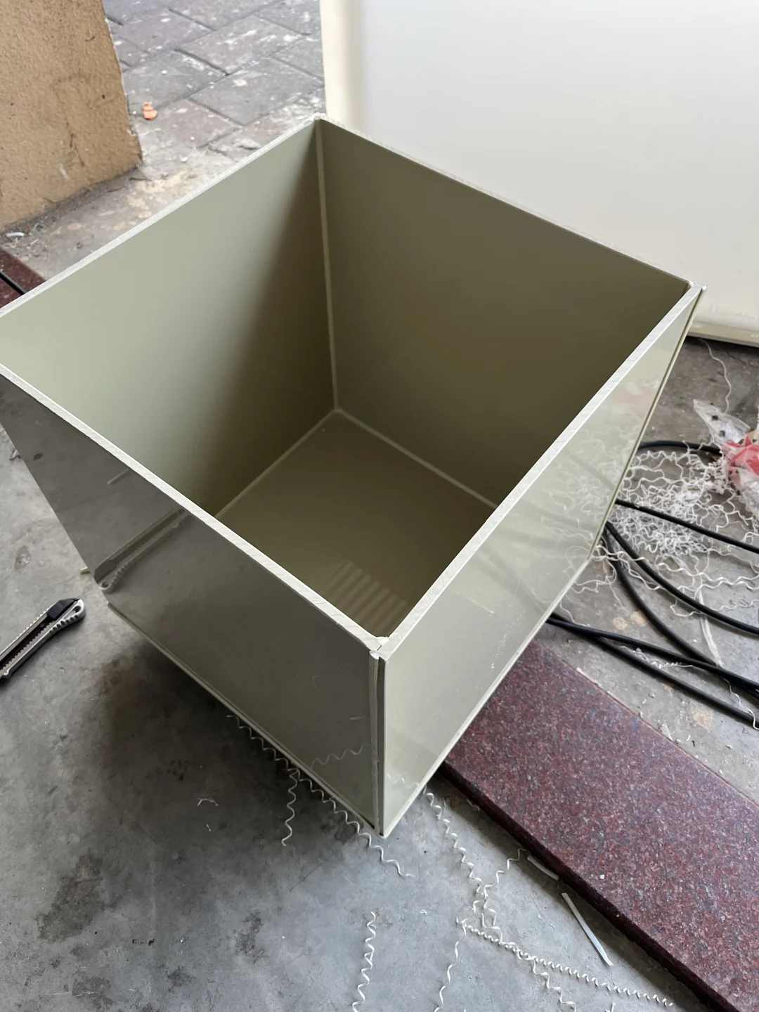 宝藏材料-pp板 pp水箱 电镀槽 水箱