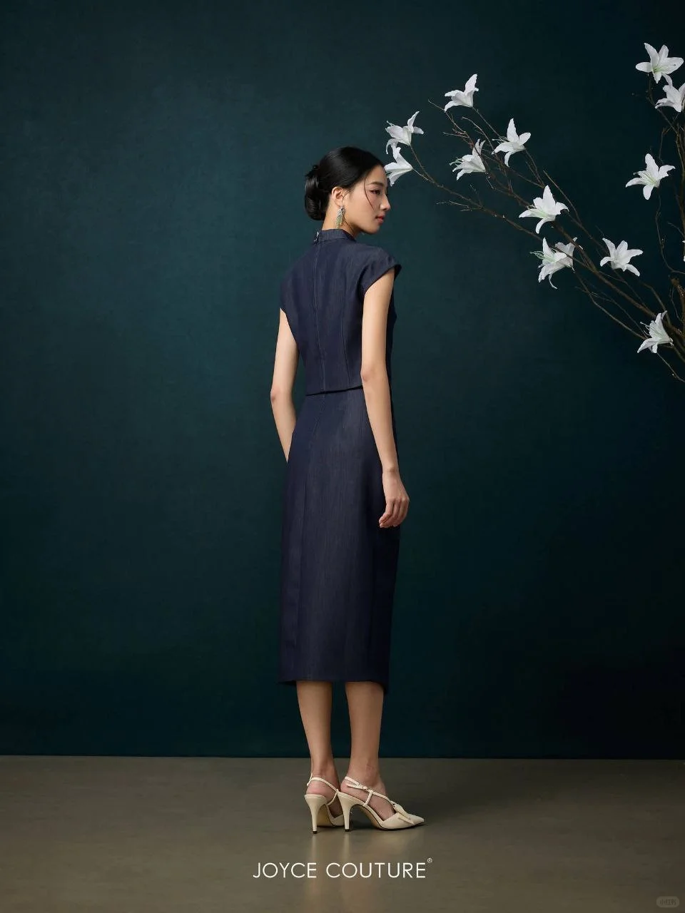 ??旗袍上衣半裙套装