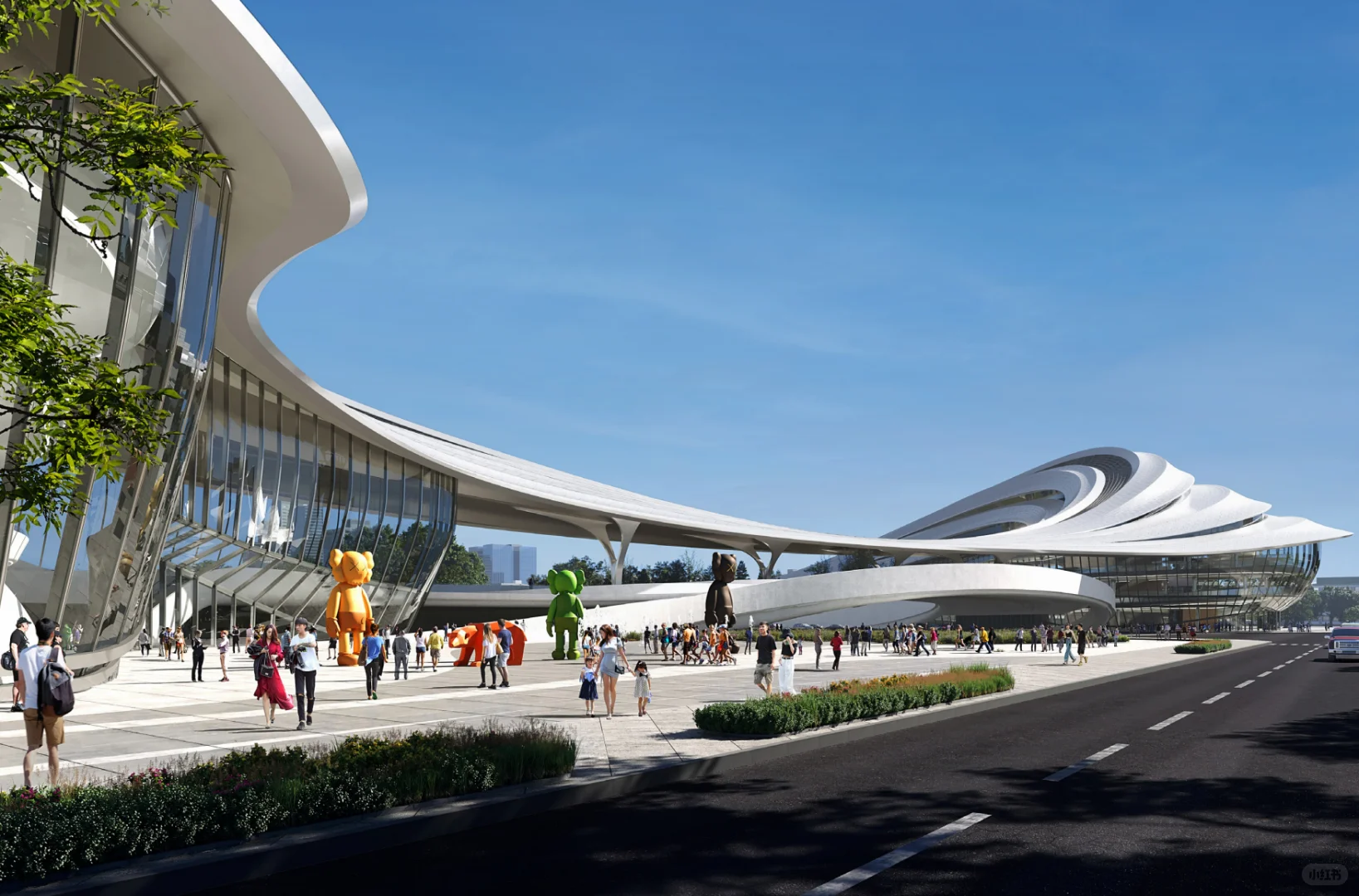 扎哈事务所丨涌川泾河新城国际文化艺术中心