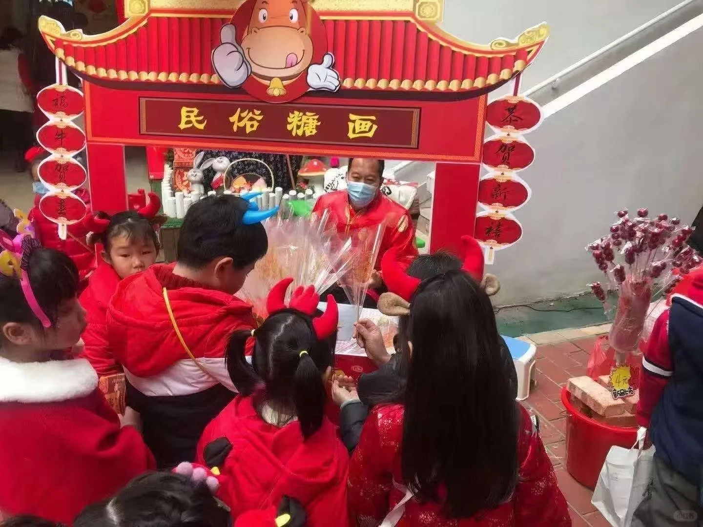 糖画表演|福州糖葫芦捏面人糖人棉花糖草编