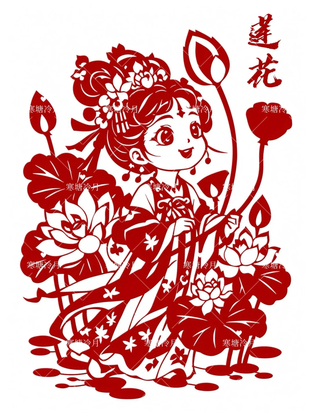 ?12月花神系列｜完结篇剪纸刻纸底稿分享