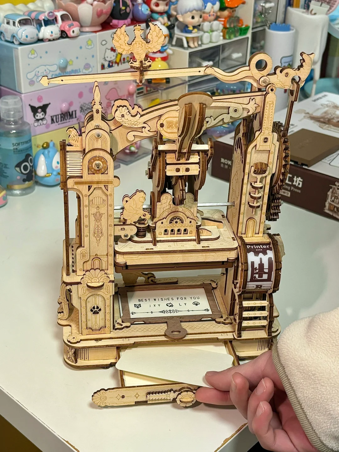 ?自己拼的印刷机！太喜欢啦啊啊啊