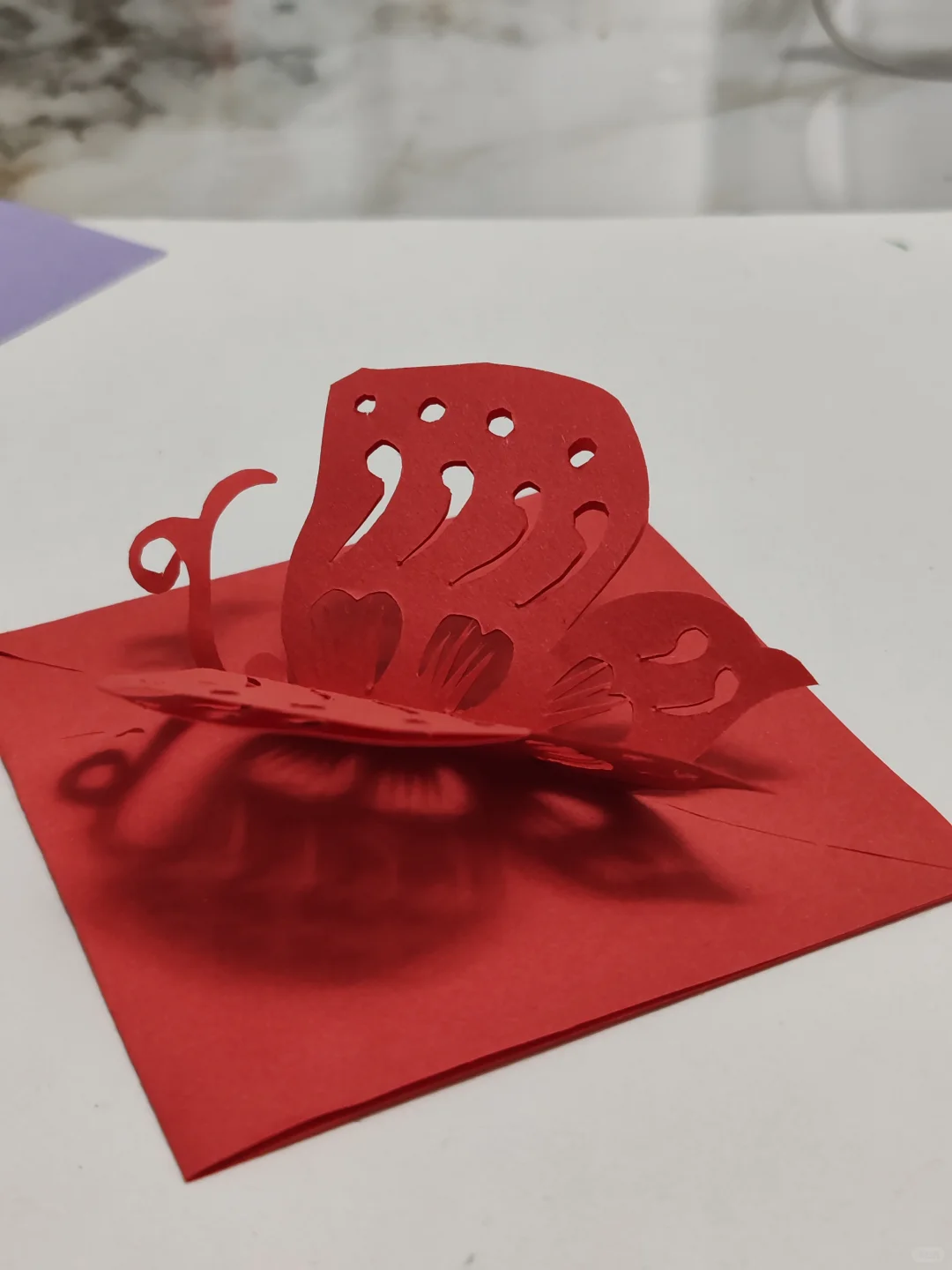 做立体蝴蝶剪纸，好看又好玩！