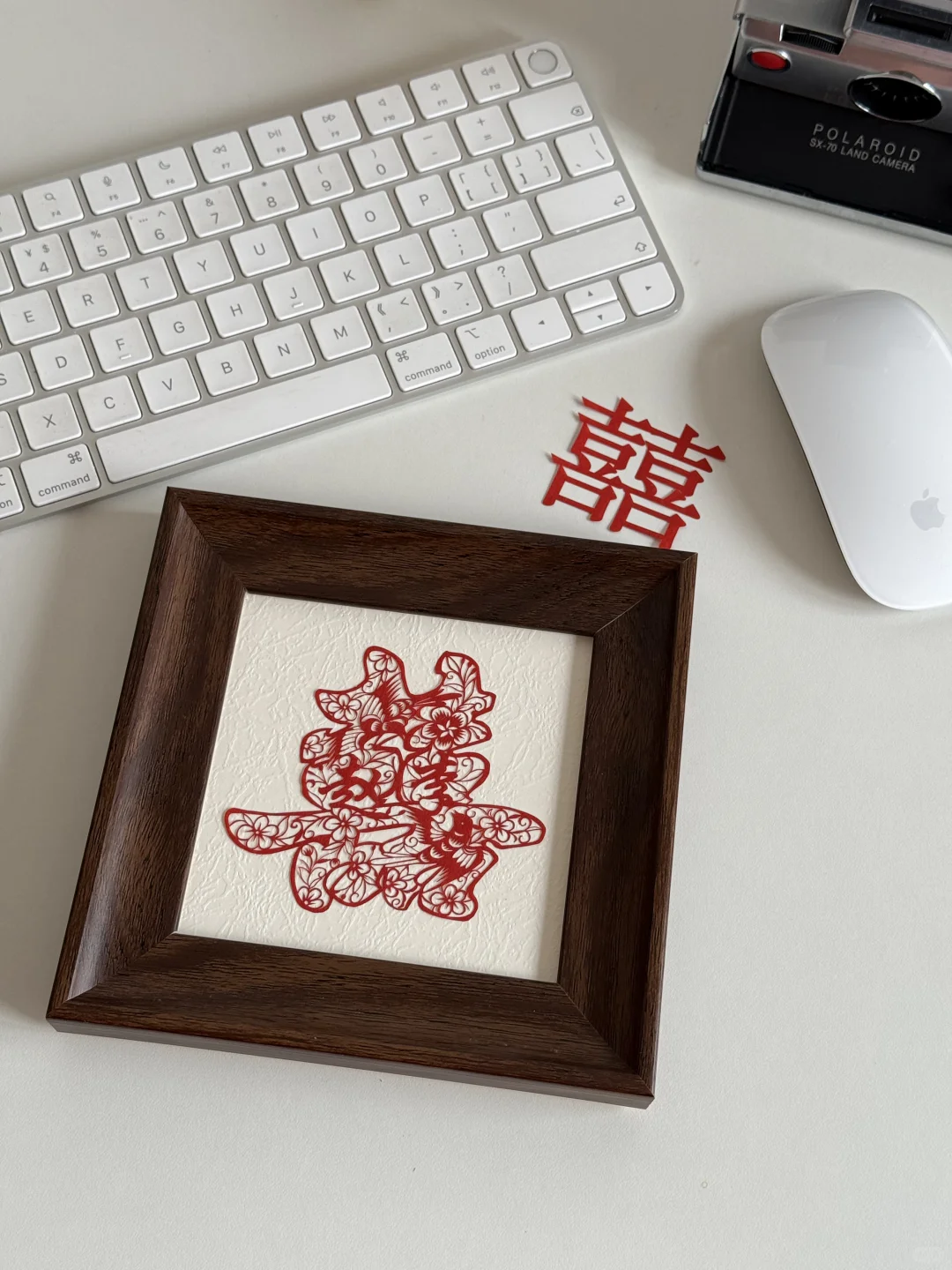 姐妹们，定制的双喜剪纸?太喜庆了！