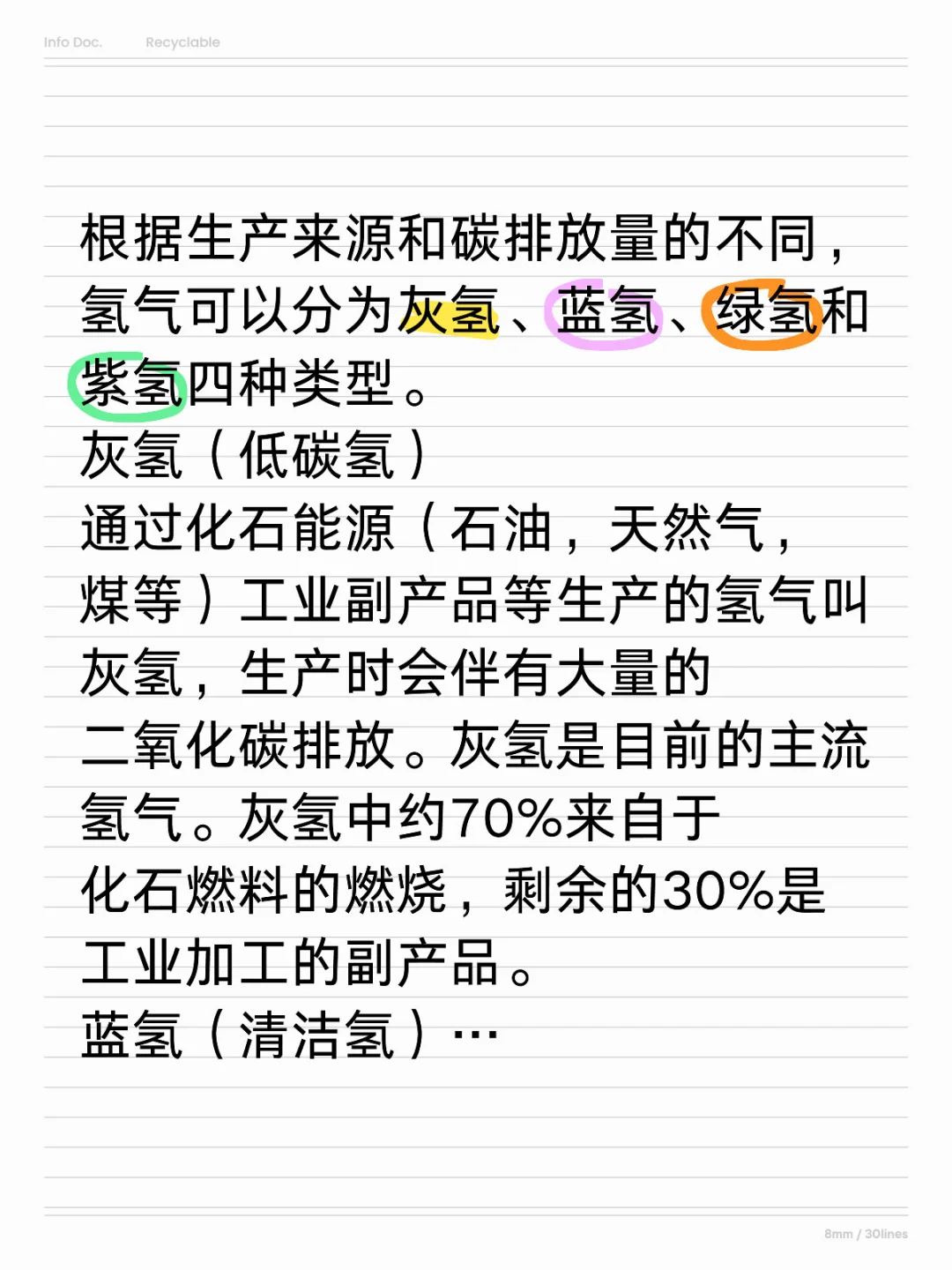 能源转型｜绿氢 green hydrogen