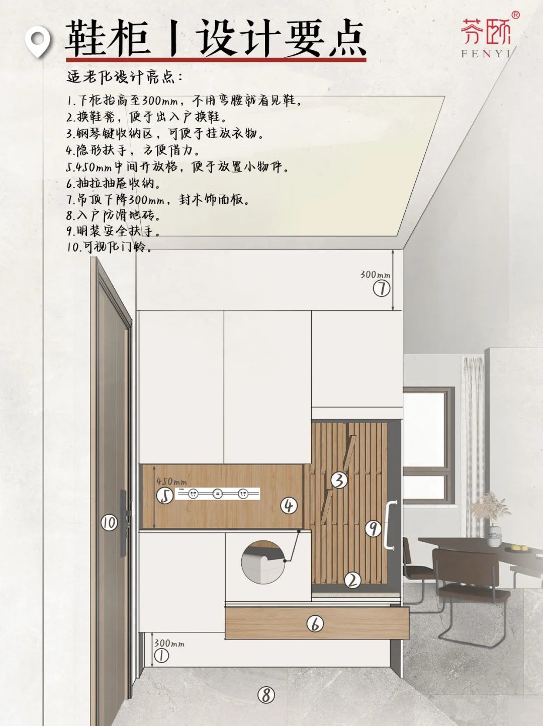 解锁适老化门厅新设计！