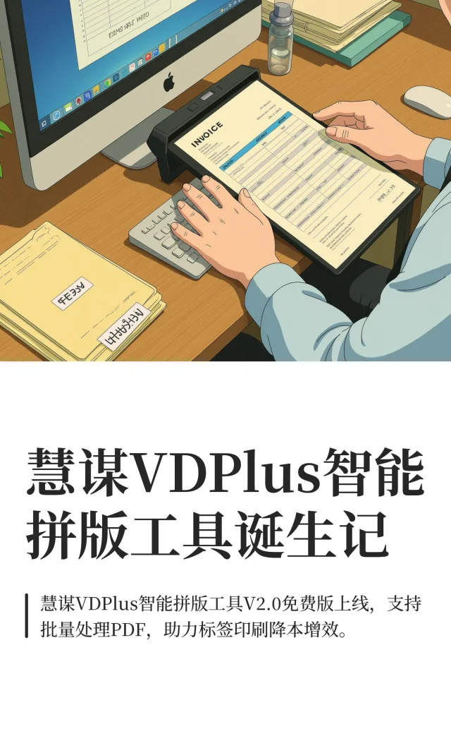 慧谋VDPlus智能拼版工具诞生记