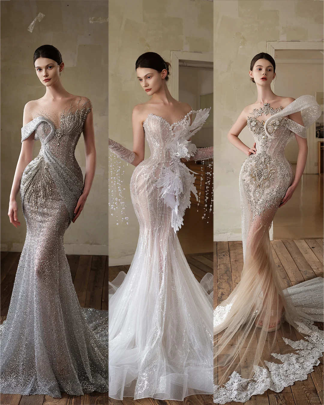 鱼尾合集｜臀腰比+不对称美学，艺术生严选