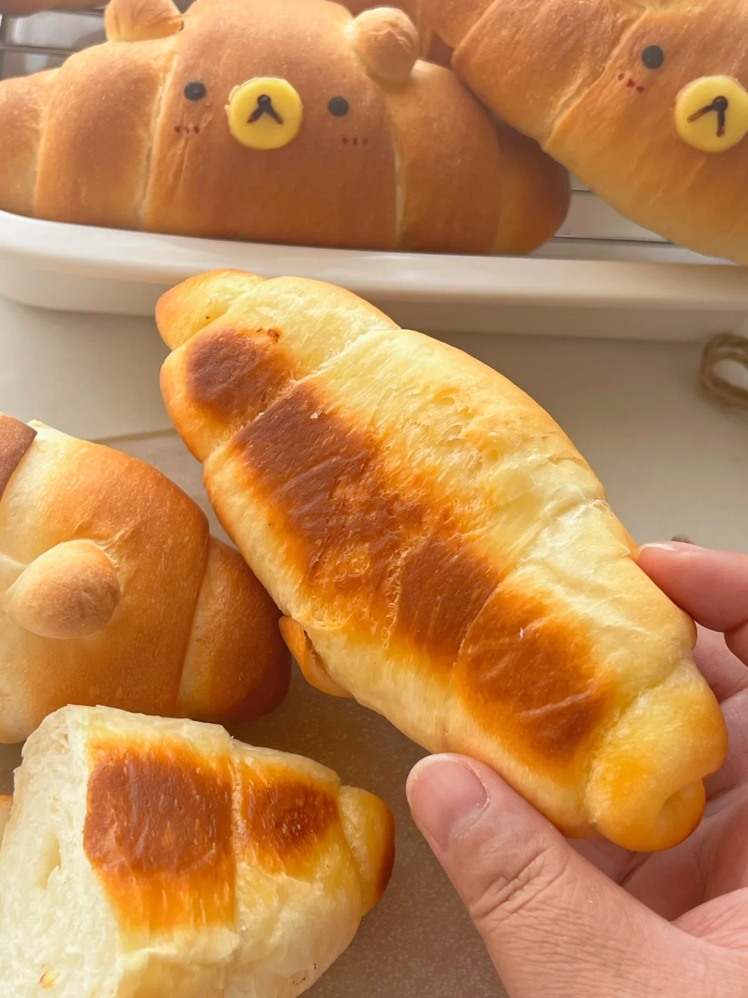 ʕ•ᴥ•ʔ小熊盐面包卷?✨低油糖配方