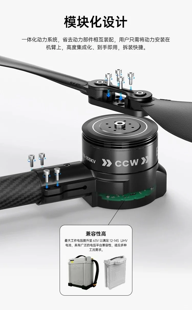 全新 E6 动力系统，行业&植保机首选