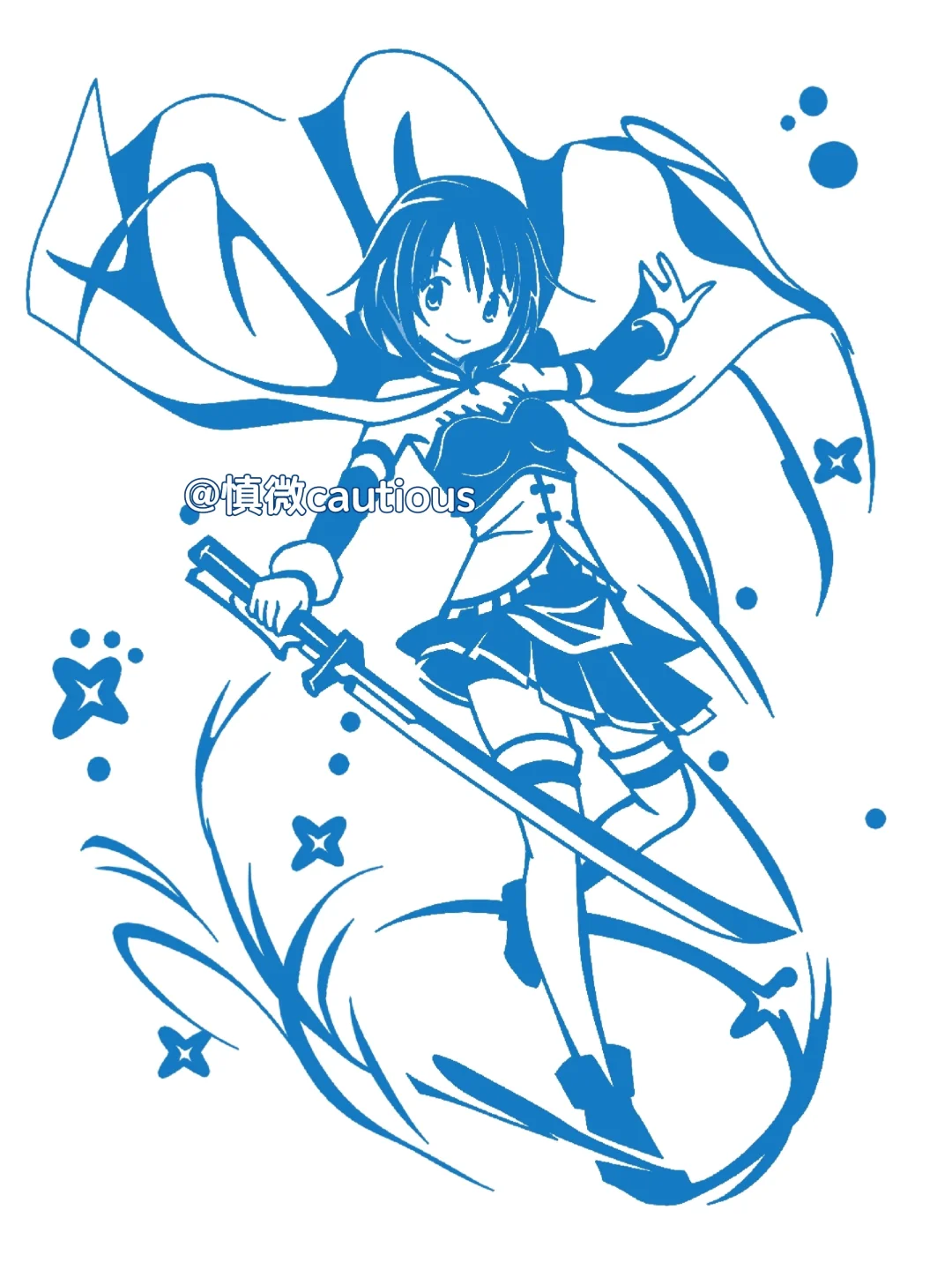 剪纸底稿 美树沙耶香