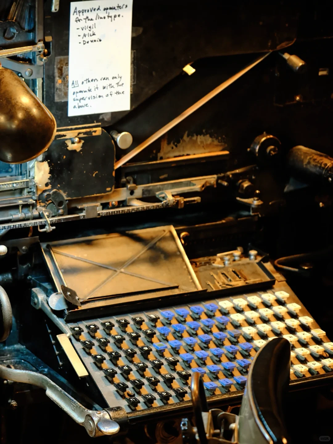 美国早期排版印刷机械