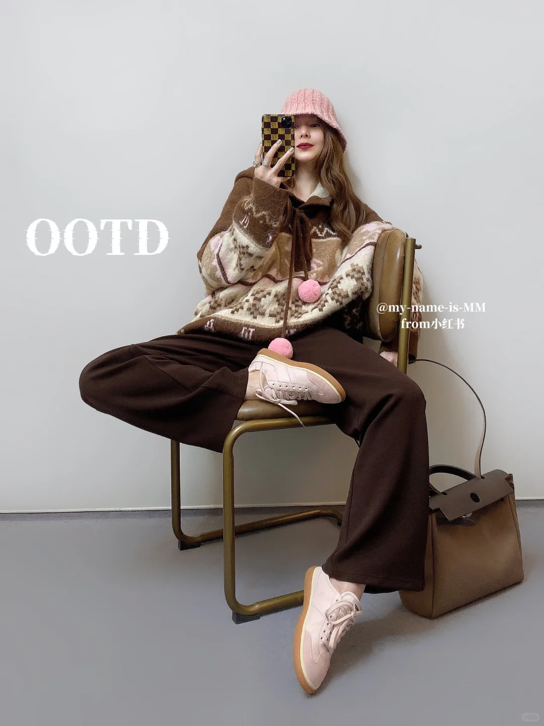 OOTD/日常穿搭 简约时髦四套秋冬休闲裤搭配