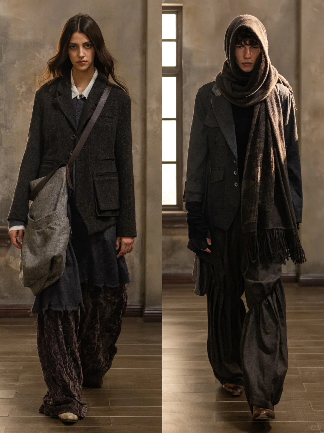 “山本耀司式”无性别穿搭：凌鸦