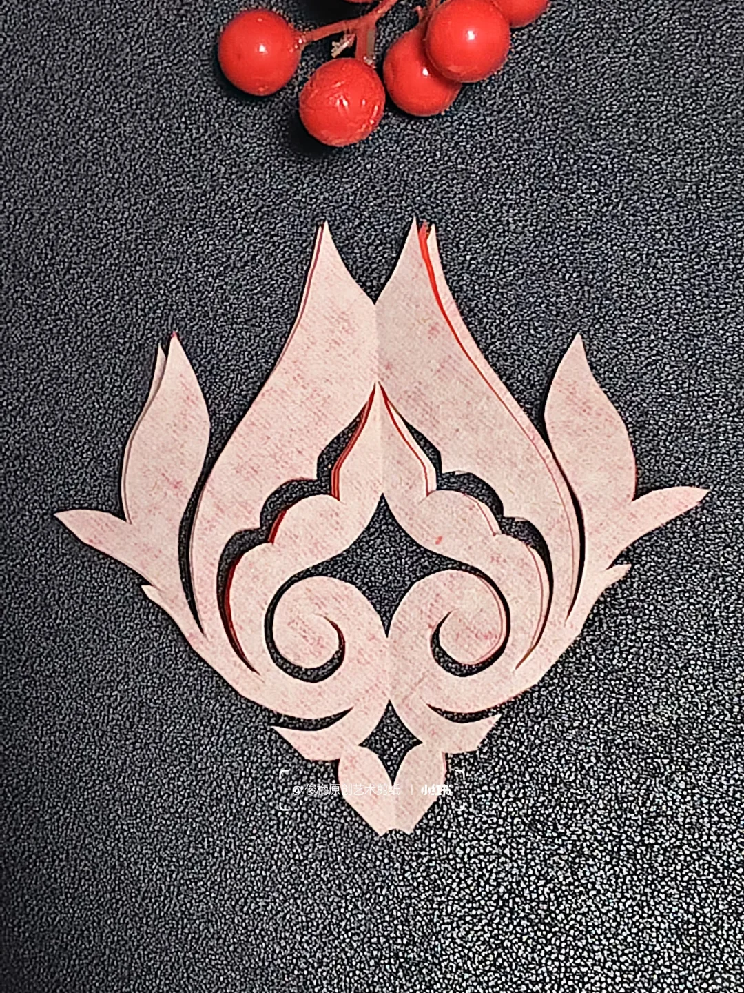 每日一剪｜开剪团花 四折