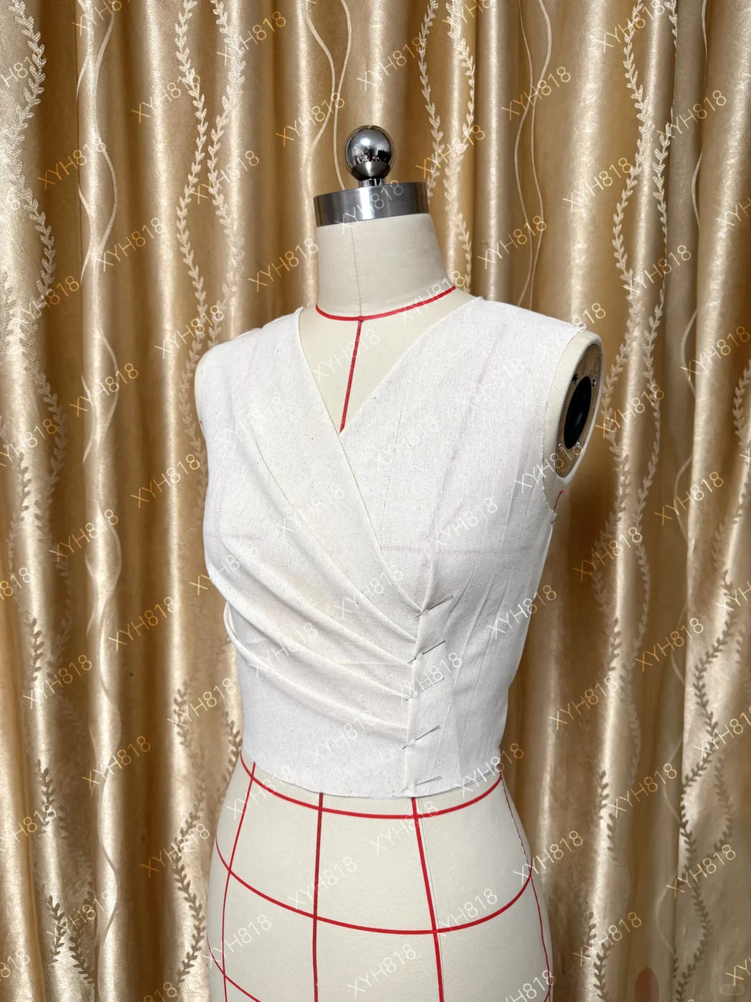 立体裁剪，不规则上衣立裁