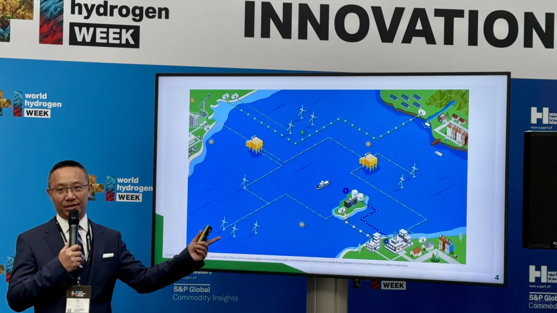 在世界氢能大会上讲电气