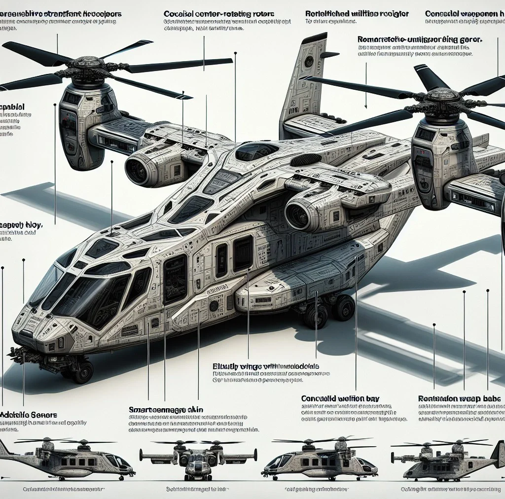 2034:兔国发布扶摇大型运输直升机