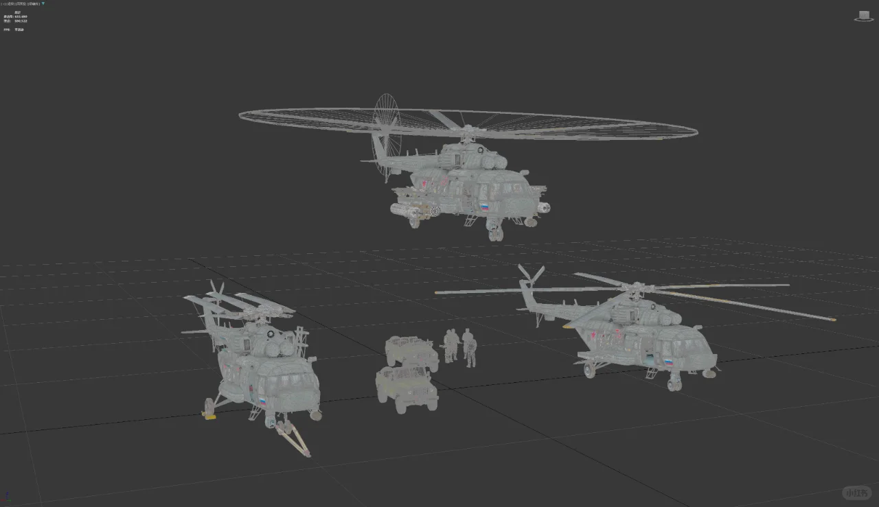 俄罗斯米 -8 AMTSh突击运输直升机