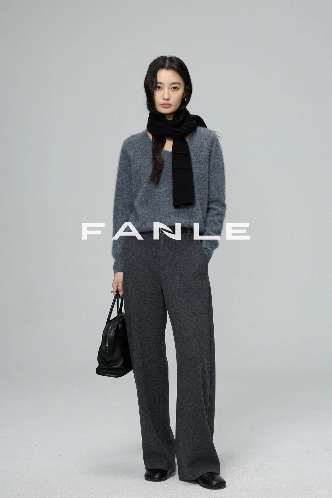 FANLE Studios｜10/31新品剧透 弧形羊毛裤