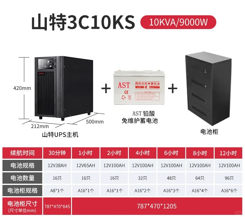 山特UPS电源蓄电池