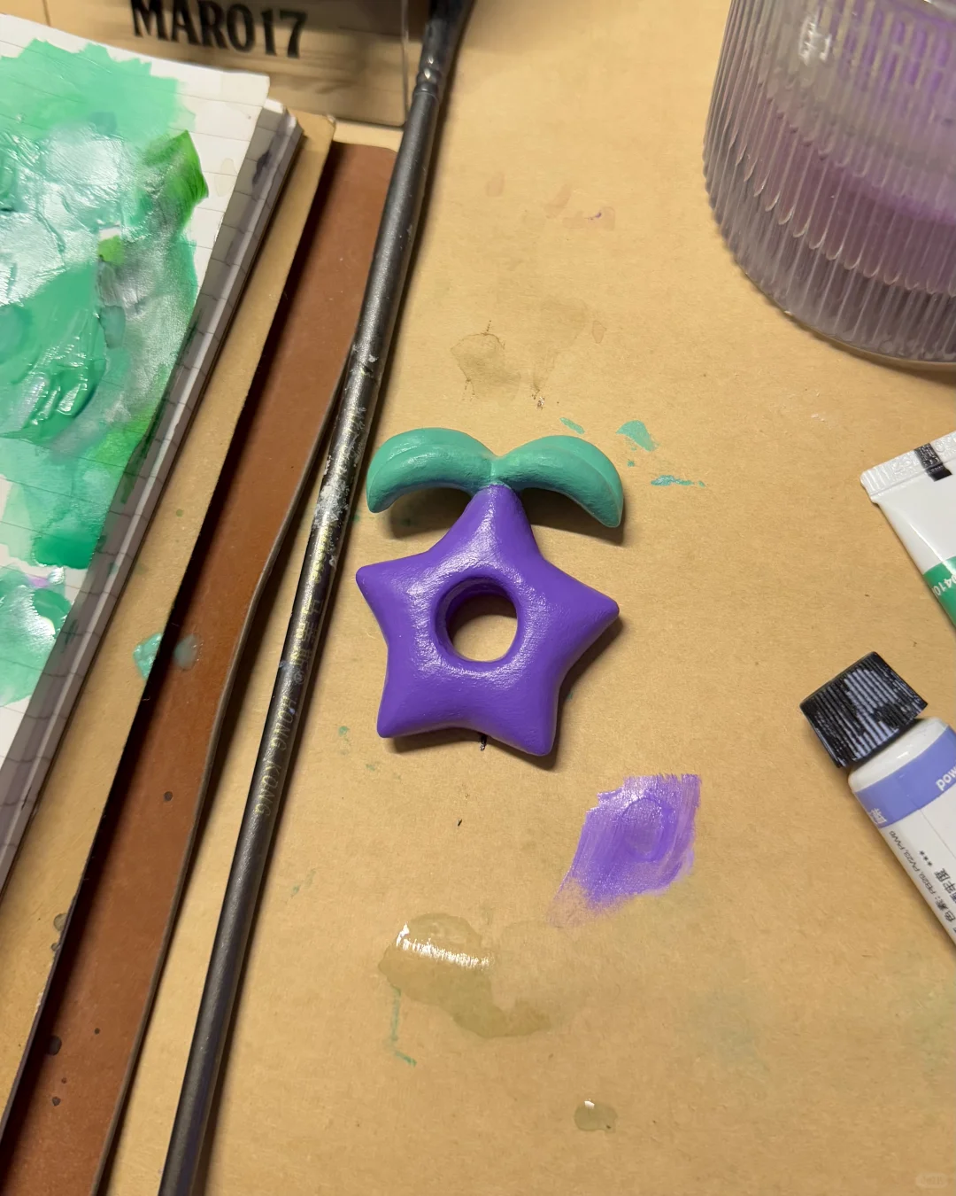 石塑粘土｜星之果实！冰箱贴