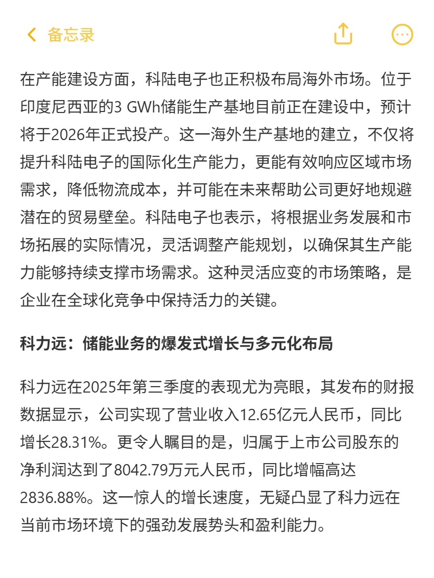 中国储能2025：净利暴涨2836%！海