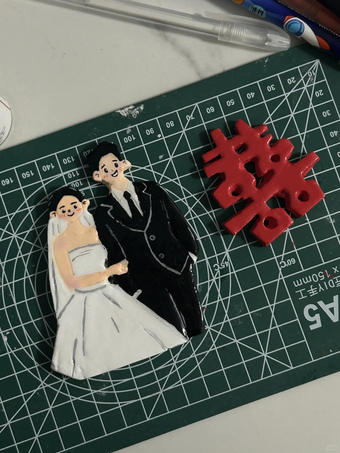 手工友人｜石塑粘土冰箱贴