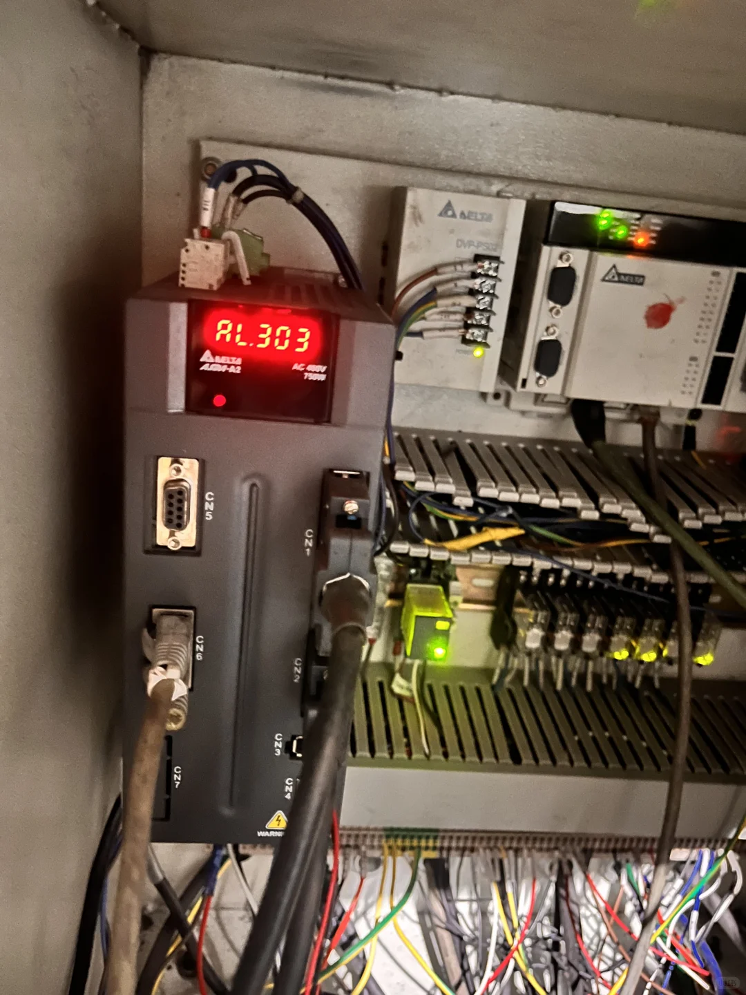 台达伺服驱动器报警AL303 怎么处理?