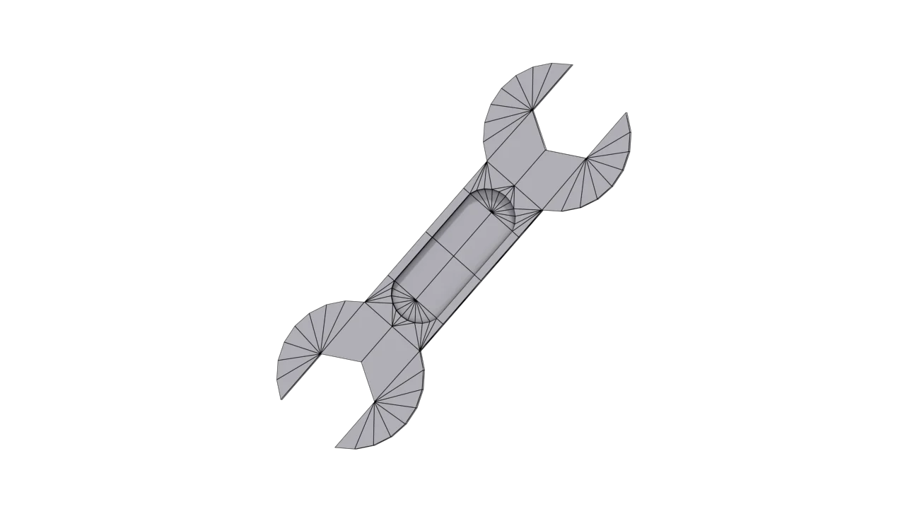 3dmax道具建模｜《扳手》?模型制作✨