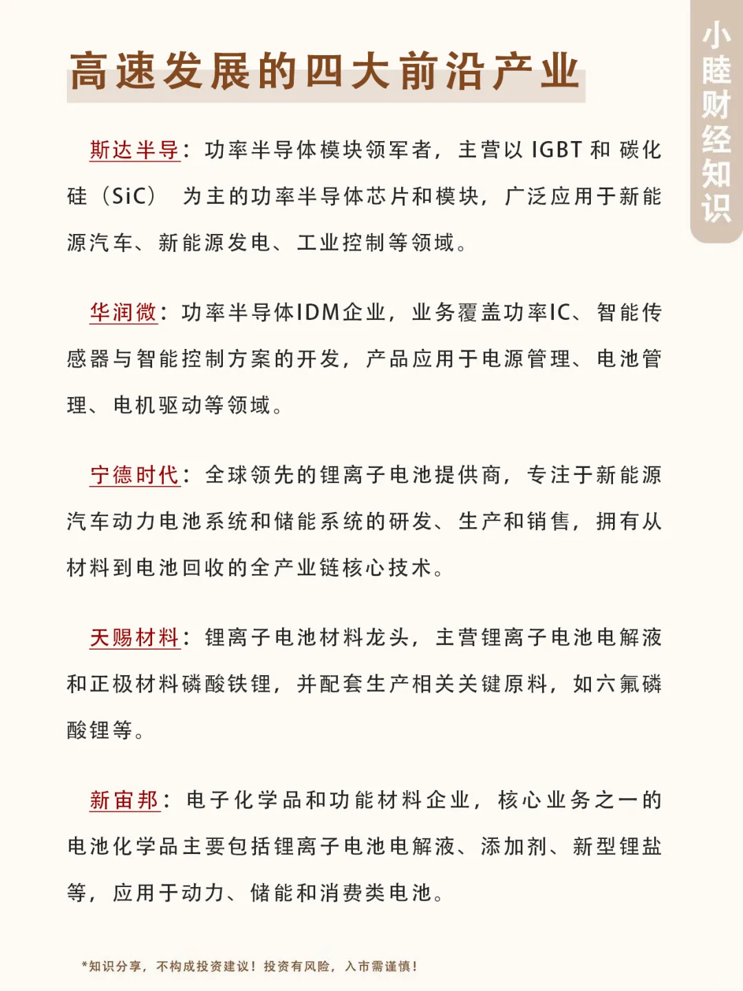 四大前沿产业，建议收藏