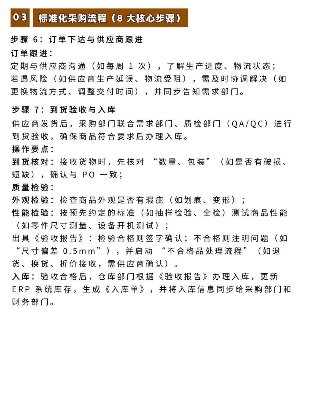 采购基础知识与核心流程全解析